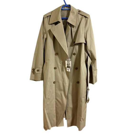 NWT Uniqlo Trench Coat - Picture 2 of 8